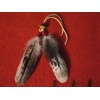 Feather Native American made Bald Eagle Feather Hair Tie Regalia