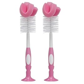 Dr. Brown's - Cepillo para biberón, Rosa, 2 Pack