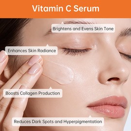 Premium 20% Vitamin C Face Serum,Vitamin C Serum With Hyaluronic Acid For Skin Care-KoreanGlass Skin Care Facial Serum 30ml