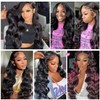 13x6 HD Lace Front Wigs Human hair Pre Plucked 180