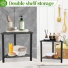 IBosins Corner Shower Stool Shower Foot Rest for Shaving Legs