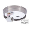 B&P Lamp® 6 Inch Fitter Wired Flush Mount Ceiling Fixture