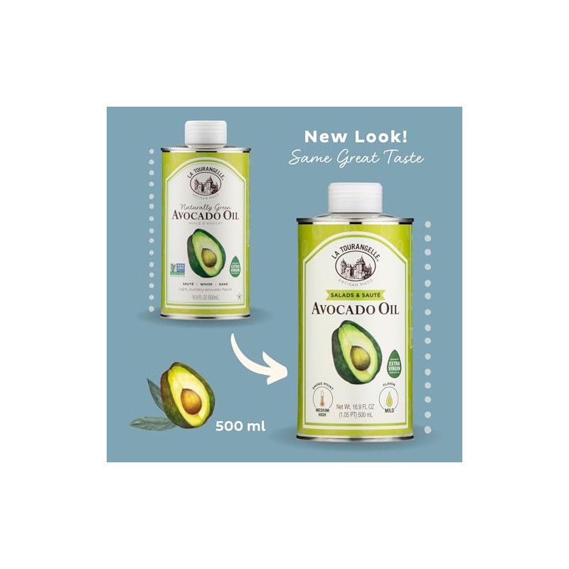 La Tourangelle, Avocado Oil, 16.9 Ounce (Packaging may Vary)