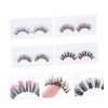 FOMIYES 4pairs Butterflies Glitter Eyelashes Long Dramatic False Lashes Lash