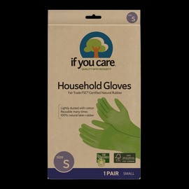 If You Care Reusable FSC Certifed Rubber Gloves - Small