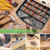 Dianrui 1200 PCS Wood Screws Assortment Kit, Assorted Stainless Steel