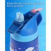 Botella Fjbottle Libre De Bpa Con Popote, 350 Ml