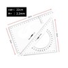 Triangle Ruler, For Drafting, Stationery, Office Use, For Exams, Ruler