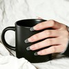 Semi Cured Gel Nail Strips Transparent Gel Nail Stickers with