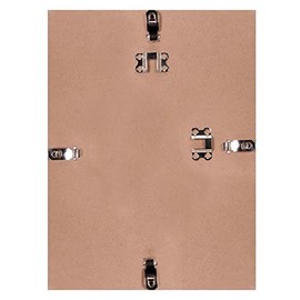 Ambiance Gallery Clip Frame Modern Low Profile Invisible Minimalist Picture Photo Gallery Frame, Includes Glass and Backing 8x10" - [Box of 12]