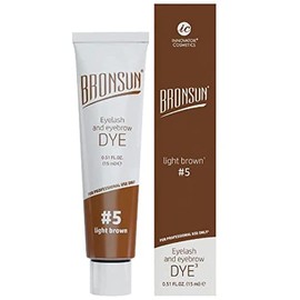 Tinte en gel para pestañas y cejas Eyelash and Eyebrow gel dye BRONSUN (Light Brown No.5)                                                             