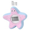Baby Water Thermometer Starfish Clock Timing 3 Color Light Floating