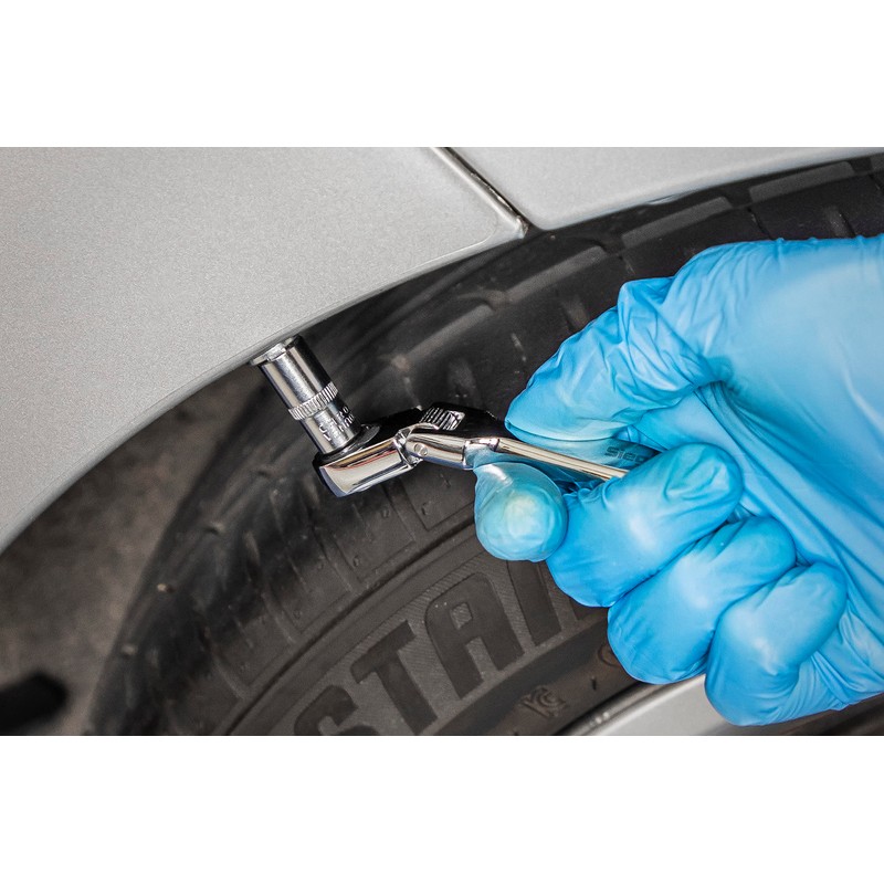 Sealey Siegen 1/4" Sq Drive Micro Flexi-Head Ratchet Wrench -