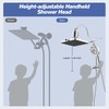 Hibbent 5-spray Filtered Rainfall Shower Head Combo, High Pressure 13''