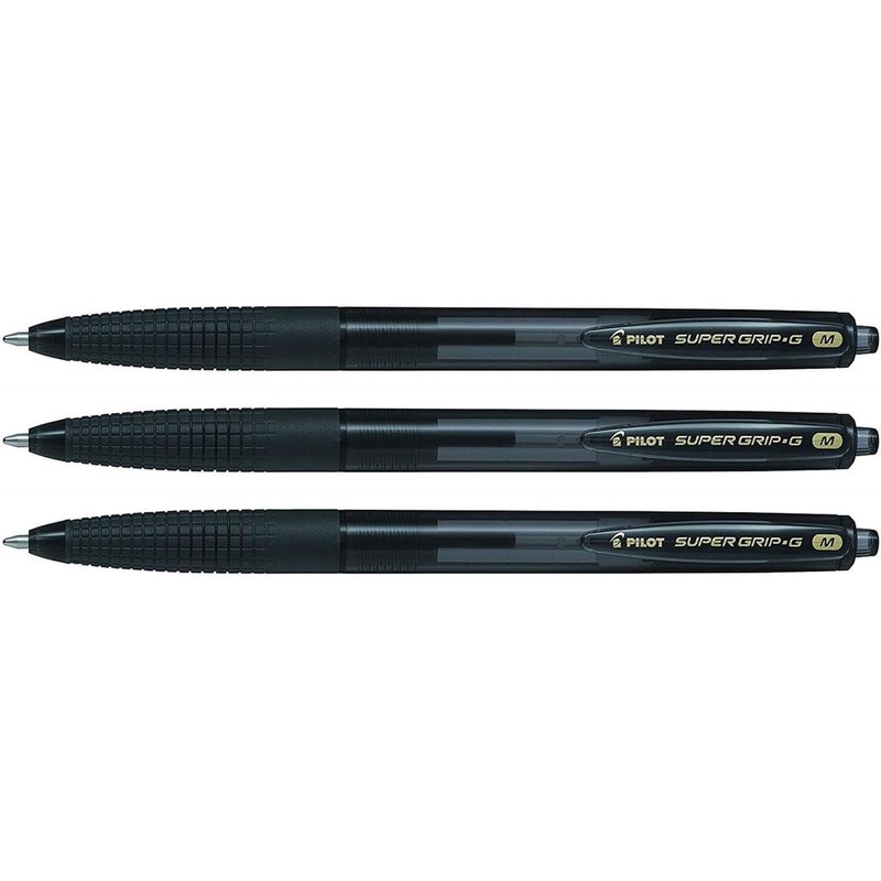 Pilot Super Grip g Retractable Ballpoint Pen Set of 6