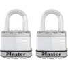 Master Lock M1EURT Excell 45mm Laminated Padlocks Keyed Alike (Twin