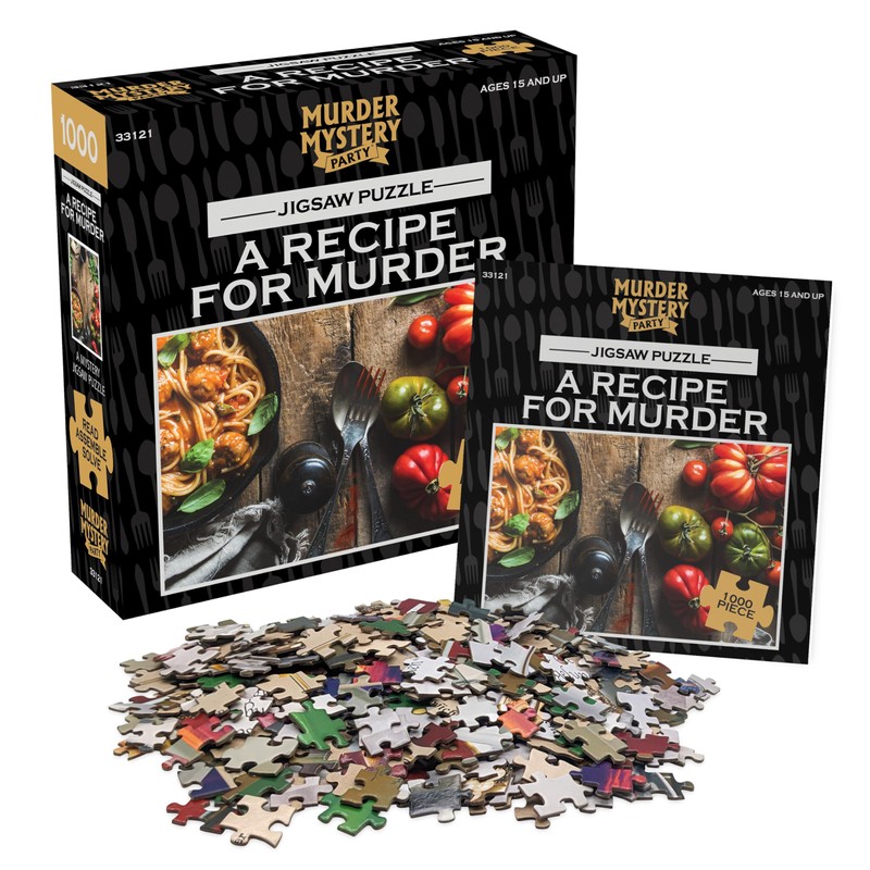 Bepuzzled Classic Mystery Recipe For Murder Jigsaw Puzzle by University