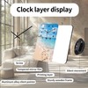 Beach Themed Wall Clock Battery Operated, 12 Inch Wooden Wall-Clocks