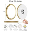zemty 2Pack LED Ceiling Light Golden - 12In 28W Aureate
