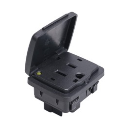 DICMIC Center Console Power Outlet Socket Plug Compatible with 2011-2015 Ford Explorer 2010-2014 Ford F-150 2011-2016 Ford F-250 F-350 F-450 Super Duty Replace# BC3Z-19N236-A