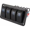 Amarine Made 12V 4 Gang Rocker Switch Panel Toggle Switch
