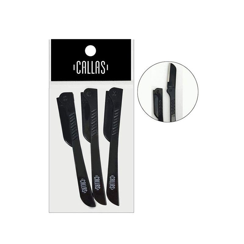 Callas Eyebrow & Face Touch up Razor (3 pcs)