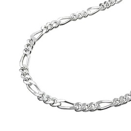 Bracelet Thin Figaro Chain Silver 925-19cm