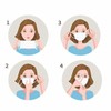 BMC TECH -- 50pcs Black Disposable Face Masks Cover Breathable
