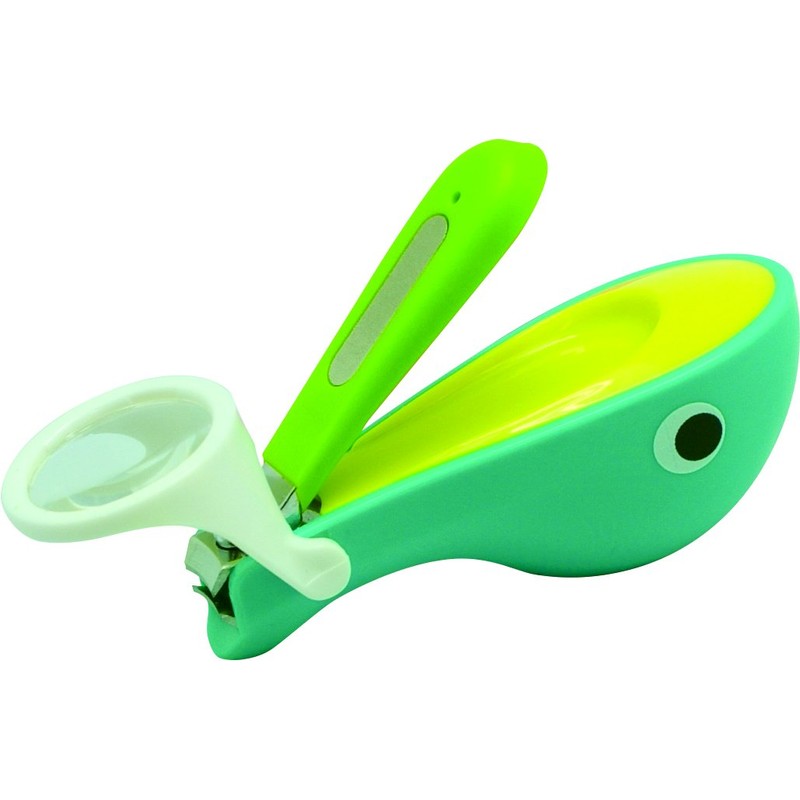 EDISONmama KJR1001 Whale Nail Clipper, Includes Magnifying Glass, Supporter, 1