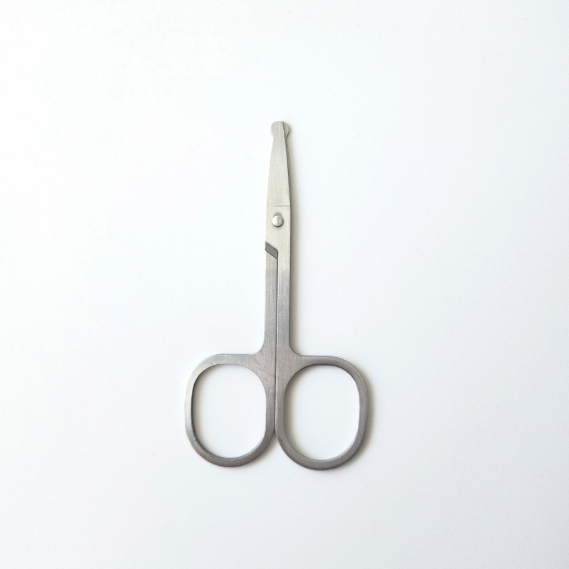 FORESTA Multi-Purpose Stainless Steel Grooming Scissors_Hair Trimmer_Nose Hair_Fine Hair_Eyebrow_Safe_Rounded Blade