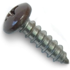 Hard-to-Find Fastener 014973448974 Phillips Pan Sheet Metal Screws Brown, 8 x 5/8, Piece-50