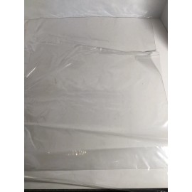 Techno-Aide 100- 17 1/2X 20 1/2 Open Flip Top 2 MIL Clear Plastic Poly Bags -Product Protect
