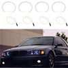 jingfei 4Pcs White Headlight CCFL LED Angel Eyes Kit Ring