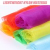 Larfraecy Pack of 6 Juggling Cloths Colourful Silk Scarves 60