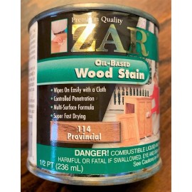 Zar Interior Stain 114 PROVINCIAL  1/2 pint