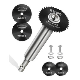 TOBEOME Inside Pipe Cutter for PVC Pipe with 5 Replacement Saw Blades, 1/4 Inch Hex Shank Impact Connect Inside PVC Pipe Cutter