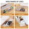 Asonen Cable Organizer Box with 14 Wire Ties and 6
