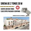 SFIRE Sirena de 2 tonos 30 W/ Sonido 118 dB.
