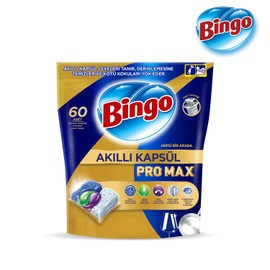 Bingo Akıllı Kapsül Pro Max Bulaşık Makinesi Deterjanı Tableti 60'lı