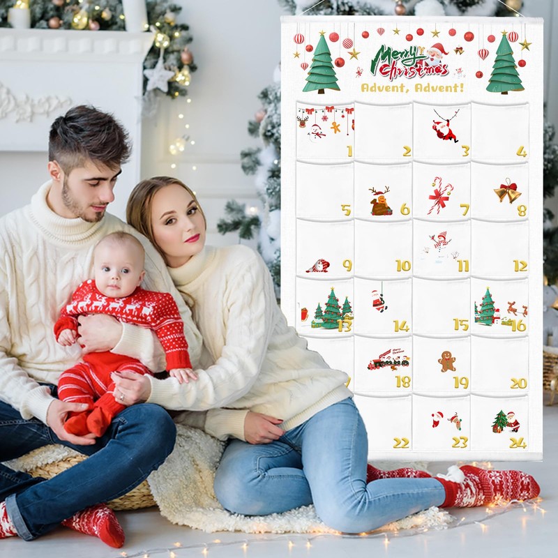 Advent Calendar 2024 as a Fabric Wall Calendar