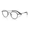 eyebobs BFF Premium Unisex Reading Glasses, Silver/Black Front with Silver