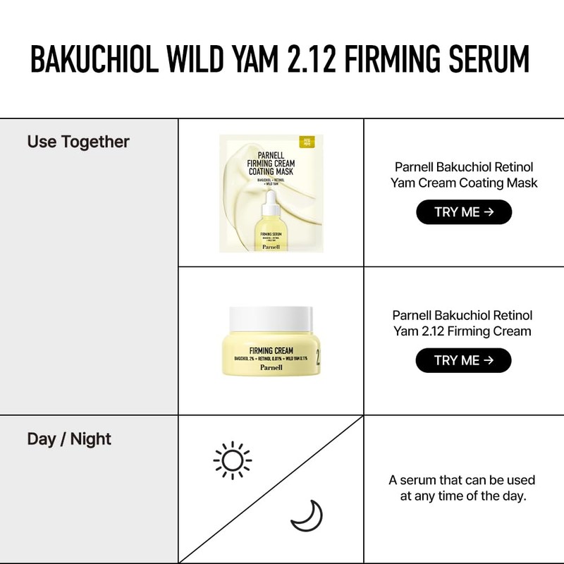 Parnell Parnell Bakuchiol & Friming Serum with Wild Yam 2.12%