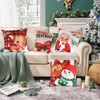 LOKIPA Christmas Pillow Covers, Christmas Throw Pillow Covers 17x17 Set