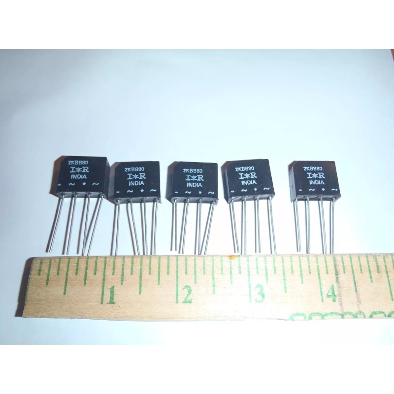 International Rectifier 5 PCS. INTERNATIONAL RECTIFIER BRIDGE RECTIFIER 1.9AMP 800VOLT
