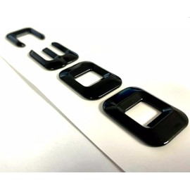 1PC 2010-2013 C300 C 300 Car Trunk Rear Letters Word Badge Emblem Decal Sticker (Gloss Black)