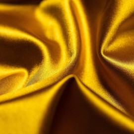 Ice Fabrics 4 Way Stretch Silky Spandex Satin Fabric by The Yard - 60" Wide Shiny Satin Spandex Fabric for Dresses, Active Wear, Yoga Pants, Table Cloth - Thick and Heavy - Gold - 1 Yard