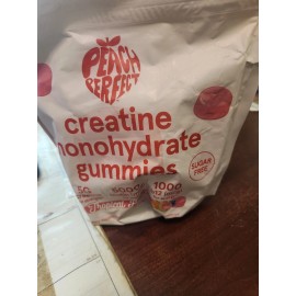 Peach Perfect Creatine Monohydrate Gummies Tropical Punch 5g Creatine 120ct 7/27