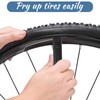 Prasacco Pack of 6 Tyre Levers Bicycle, Black Plastic Bicycle