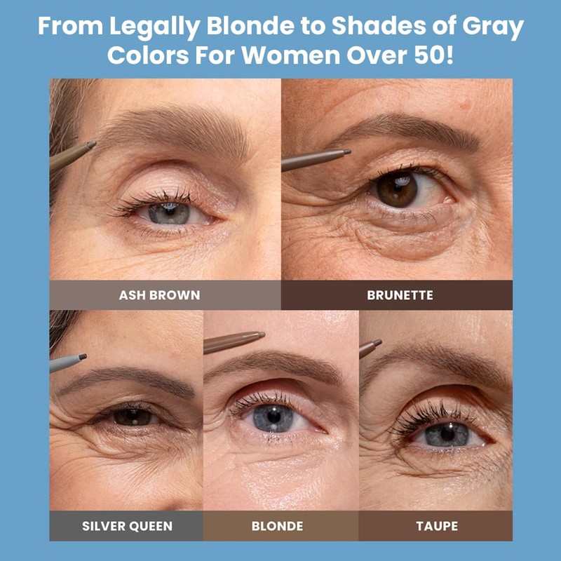 Prime Prometics PrimeBrow Pencil for Mature Women – Ultra-Precise Tip