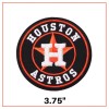 Unbranded Houston Astros Blue Baseball Embroidered Iron on Patch, 3.75"